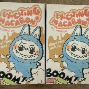 LAFUFU The Monsters Exciting Macaron Sealed 3 Blind Boxes 2 Unopened